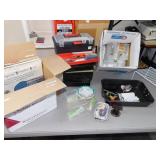 EMERY BOARDS & CASE, ROASTING PAN, LIGHT BULBS,