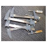 4 CLAMPS - 6"