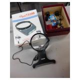 OPTI VISOR, MAGNIFIER, ETC.