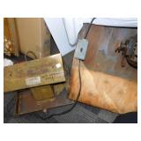 MOTOR MOUNTED TO BOARD AND GRINDER