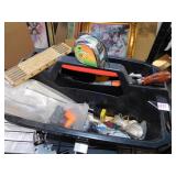 WOOD RULER, LOCKS, CADDY, ZIP TIES, ETC.