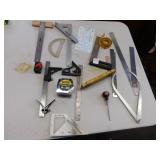 WOOD RULE, TAPE MEASURE, ETC.