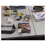 C CLAMPS, 16 D NAILS, ROOFING, ETC.