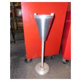 ALUMINUM DECO FLOOR ASHTRAY