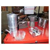 VINTAGE CAST IRON, TEA POTS,