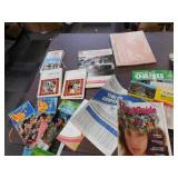 PAN AM 1947 CALENDAR AND TRAVEL RELATED & SLIDES