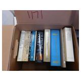 BOOKS 14 ASSORTED BOXES WHO KNOW WHAT GOT TIRED