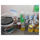 THREE CANS DEFT CLEAR, ETC.