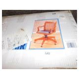 NEW IN BOX WOODEN OFFICE CHAIR
