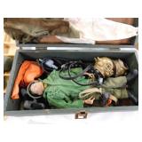 GI JOE CHEST W/ GI JOE CLOTHES - 1964