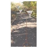 6FT IRON FUNNEL PLANTER