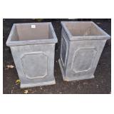 18IN PLANTERS RAISED PANEL DESIGN COMPOSITE