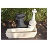 2 PIECE PLASTIC COLUMN 7 PLASTIC WINDOW BOXES