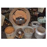 GALVANIZED GARDEN DISPLAY