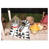 BIRD HOUSES INCLUDING CAT
