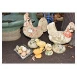 ALABASTER EGGS CHICKENS