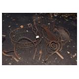 WIRE PLANTERS SNAIL IRON PIECES