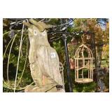 WOOD OWL WIND CHIMES