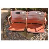 STEELERS STADIUM SEATS 3 RIVERS W/ CERTIFICATE ON