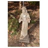 CEMENT SAINT FRANCES STATUE