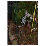 METAL DECORATIONS FARIES AND GARDEN STAKES