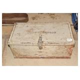 JOHN A DZUBAK 20" X 10" X 10" STEEL BOX W/ TRAY