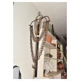 METAL DOUBLE PLANT HOLDER 64" H W/ 2 ARMS