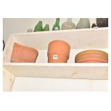 CLAY POTS UNUSUAL SQ. ONE