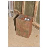 STEEL PIECE 6" X 4" X 3"