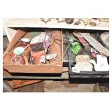 WELCOME TO OUR GARDEN TIN SIGN, PORCELAIN HAND,