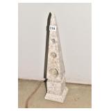 STONE PILLAR 18" H