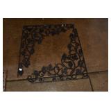 TWO IRON WALL BRACKETS