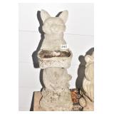 CEMENT CAT PLANTER 21" H