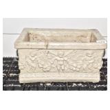 CEMENT PLANTER W/ CHERUBS 14