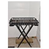 IRON TABLE W/ TRAY W/ HANDLES - 27" W X 16" X 31"
