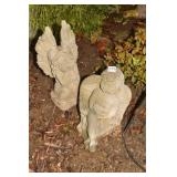 CEMENT ANGEL AND CHERUB