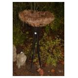 IRON PLANT STAND W/ BASKET