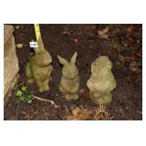 CEMENT RABBITS