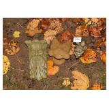 UNUSUAL CEMENT FACES, NORTH FACE MAN