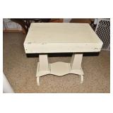 WOOD DOUBLE PEDESTAL BASE STAND27" X 17" X 28.5"