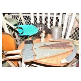 WOOD DOLL, WILLOW TREE, STEEL FISH SIGNED