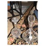 MODERN WINE DECANTER W/ STOPPER 13", CRYSTAL