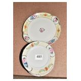 JAPAN 6 PLATES AND 1 LARGE SERVING PLATE