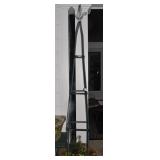 BLACK METAL OBELISK PLANTER NOT INCLUDED