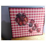 APPLES PAINTED ON CANVAS M.K. COHEN 1974