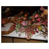 GARLAND AND SILK FLOWERS