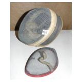 FENCING HELMET AND CUP
