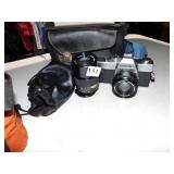 MINOLTA SR T 200 W/ 50 MM LENS & MINOLTA 135