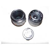 MINOLTA LENS 5O MM & 28 MM