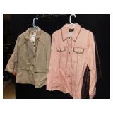 1 X JACKETS - BOB MACHE JACKET, AMANDA SMITH WRAP